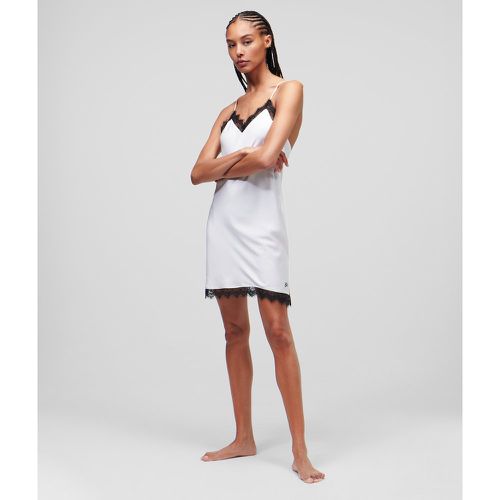 Lace Trim Negligee, Woman, , Size: XS - Karl Lagerfeld - Modalova