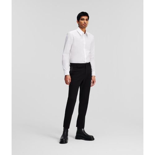 Classic-fit Punto Trousers, Man, , Size: 58 - Karl Lagerfeld - Modalova
