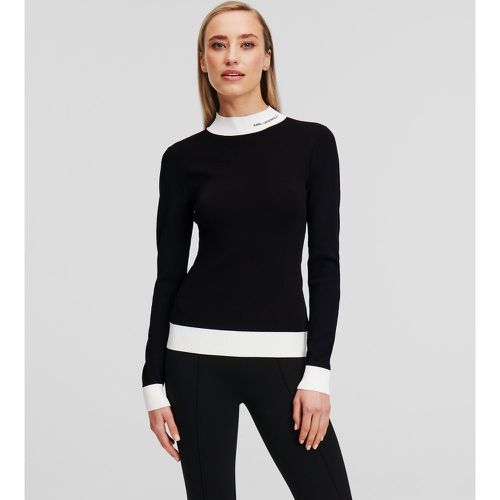 Karl Logo Turtleneck Sweater, Woman, /, Size: L - Karl Lagerfeld - Modalova