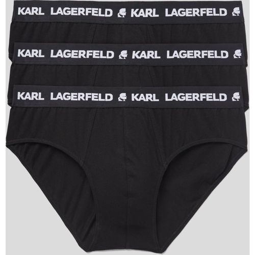 Logo Briefs 3-pack, Man, , Size: L - Karl Lagerfeld - Modalova