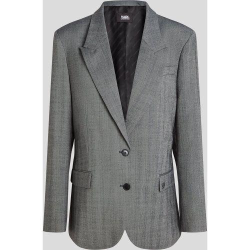 Blazer En Laine Mélangée, , /, Taille: 34 - Karl Lagerfeld - Modalova