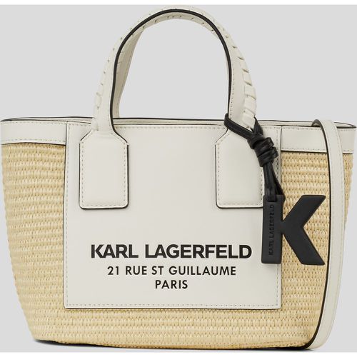 Rue St-guillaume Raffia Small Tote Bag, Woman, , Size: One size - Karl Lagerfeld - Modalova