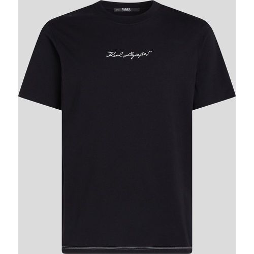 Karl Signature T-shirt, Man, , Size: XS - Karl Lagerfeld - Modalova