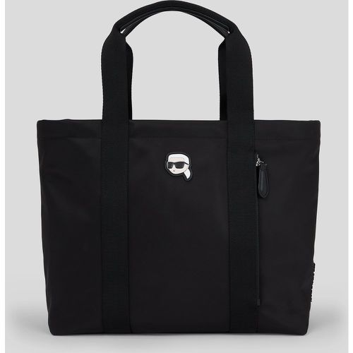 K/ikonik Nylon Large Zip-top Tote Bag, Woman, , Size: One size - Karl Lagerfeld - Modalova