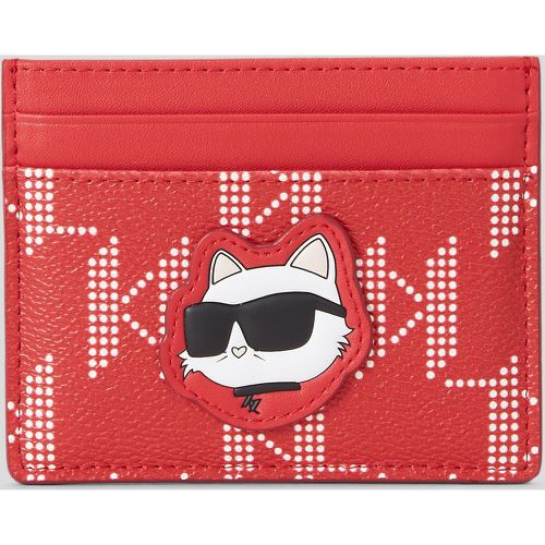 Ikon Monogram Choupette Cardholder, Woman, , Size: One size - Karl Lagerfeld - Modalova