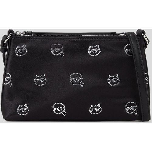 Ikon Rhinestone Pouch, Woman, , Size: One size - Karl Lagerfeld - Modalova