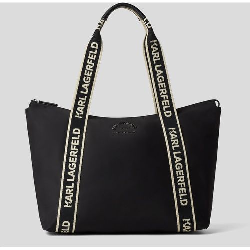 Rue St-guillaume Metal Nylon Tote Bag, Woman, , Size: One size - Karl Lagerfeld - Modalova