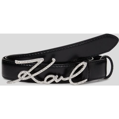 K/signature Crystal Belt, Woman, , Size: 85 - Karl Lagerfeld - Modalova