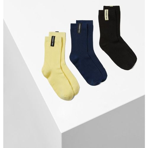 K/essential Tag Socks 3 Pack, Woman, /, Size: 35-38 - Karl Lagerfeld - Modalova