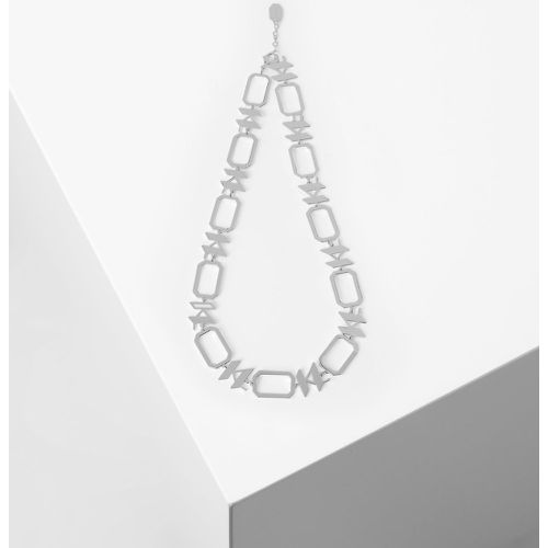 K/monogram Geometric Chain Necklace, Woman, , Size: One size - Karl Lagerfeld - Modalova