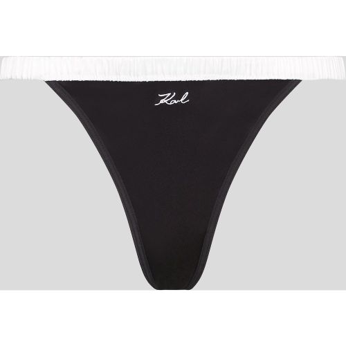 String En Satin Signature, , , Taille: L - Karl Lagerfeld - Modalova