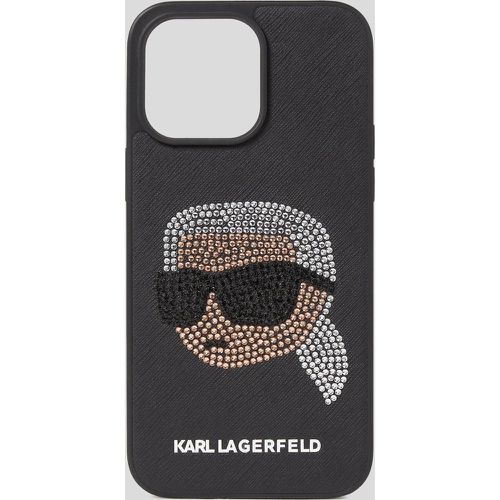 K/ikonik Rhinestone Iphone 14 Pro Max Case, Woman, , Size: One size - Karl Lagerfeld - Modalova