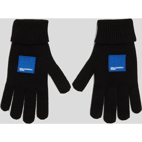 Klj Logo Gloves, Man, , Size: L - KL Jeans - Modalova