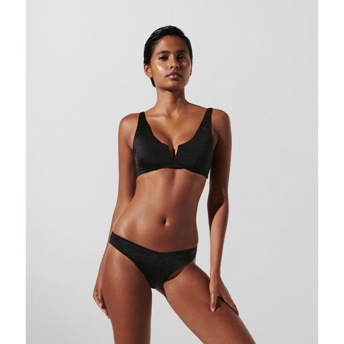 Metallic Bikini Top, Woman, , Size: L - Karl Lagerfeld - Modalova