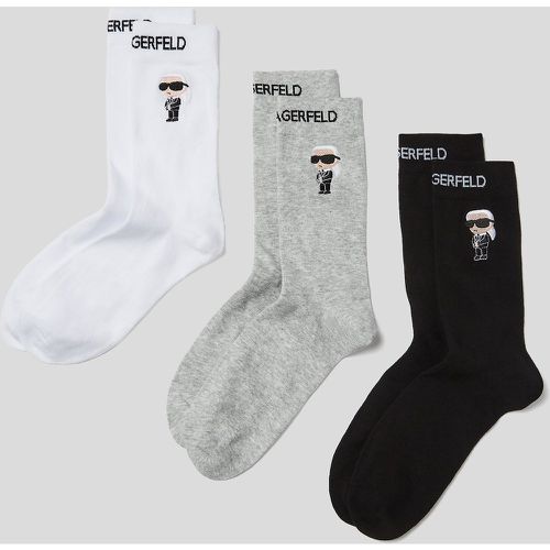 Ikon Socks 3 Pack, Man, //, Size: 43-46 - Karl Lagerfeld - Modalova