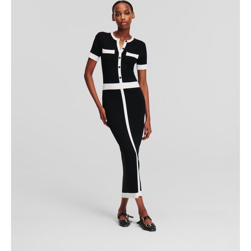 Short-sleeved Knit Dress, Woman, /, Size: XS - Karl Lagerfeld - Modalova