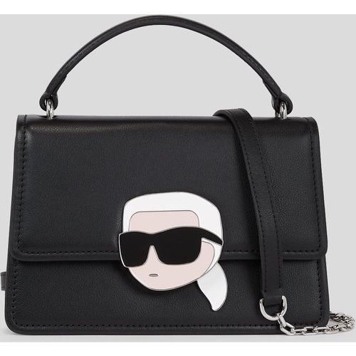 K/ikonik Lock Leather Crossbody Bag, Woman, , Size: One size - Karl Lagerfeld - Modalova