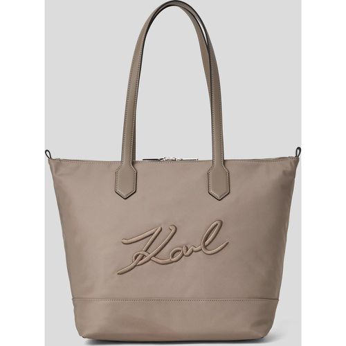 K/signature Nylon Medium Tote Bag, Woman, , Size: One size - Karl Lagerfeld - Modalova