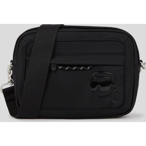 Ikon Nylon Crossbody Bag, Man, , Size: One size - Karl Lagerfeld - Modalova
