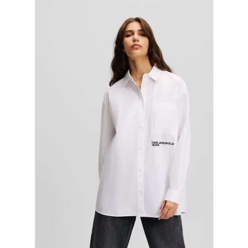 Klj Oversized Shirt, Woman, , Size: L - Karl Lagerfeld - Modalova