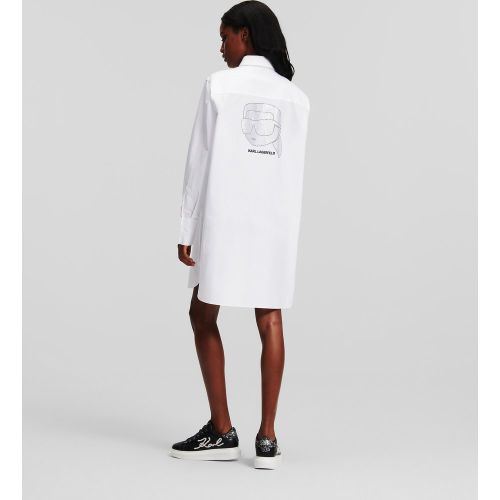 Ikon Rhinestone Tunic Shirt, Woman, , Size: 4 - Karl Lagerfeld - Modalova