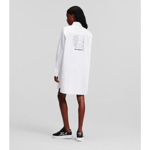 K/ikonik Rhinestone Tunic Shirt, Woman, , Size: 44 - Karl Lagerfeld - Modalova
