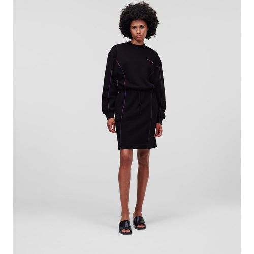 Contrast Stitch Sweatshirt Dress, Woman, /, Size: XS - Karl Lagerfeld - Modalova