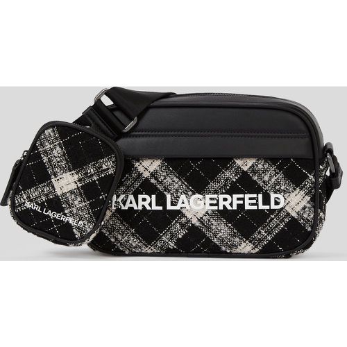 K/bouclé Crossbody Bag, Man, , Size: One size - Karl Lagerfeld - Modalova