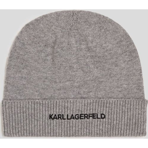 K/essential Beanie, Man, , Size: One size - Karl Lagerfeld - Modalova