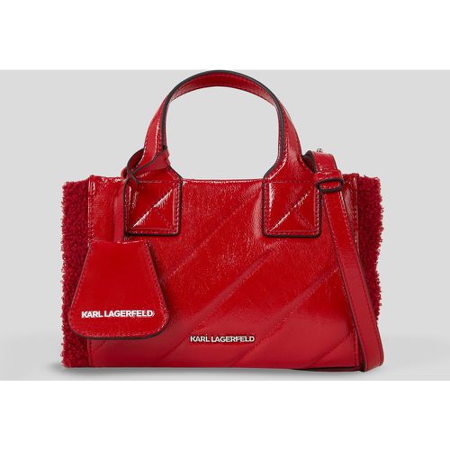 K/skuare Small Shearling Tote Bag, Woman, , Size: One size - Karl Lagerfeld - Modalova