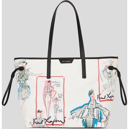 Karl Sketches Nylon Tote Bag, Woman, , Size: One size - Karl Lagerfeld - Modalova