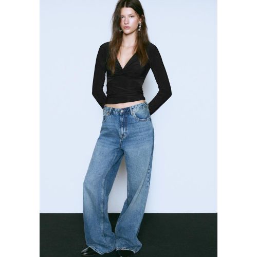 T-shirt col noué XS - Stradivarius - Modalova