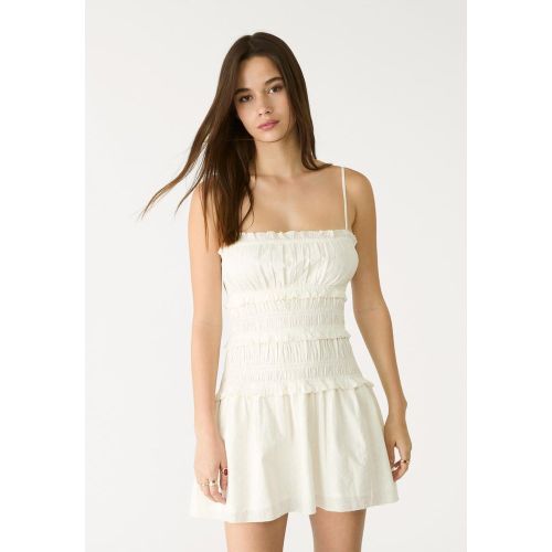 Robe courte bretelles froncées XS - Stradivarius - Modalova