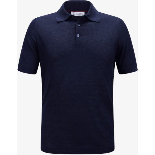 Polo-Shirt aus Leinen | Herren - BRUNELLO CUCINELLI - Modalova