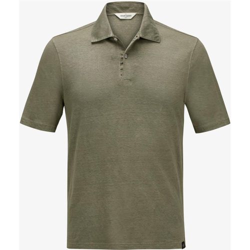 Leinen-Polo-Shirt | Herren (48) - Gran Sasso - Modalova