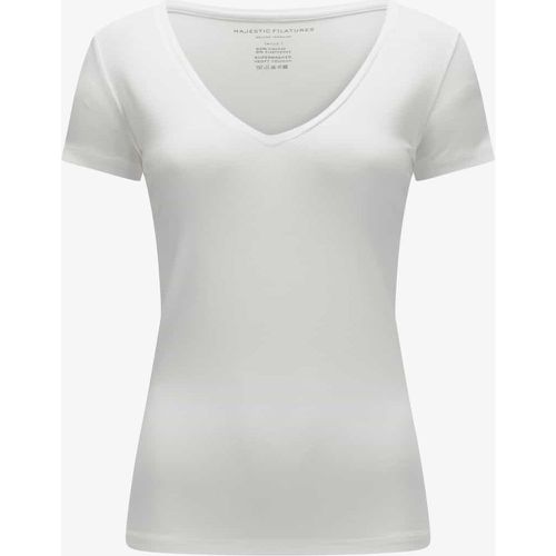 T-Shirt | Damen (S) - majestic filatures - Modalova