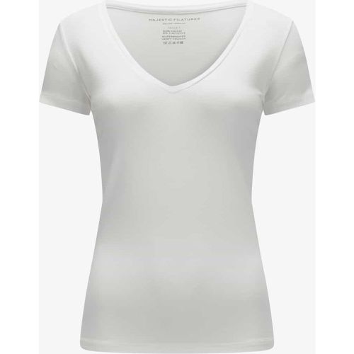 T-Shirt | Damen (M) - majestic filatures - Modalova