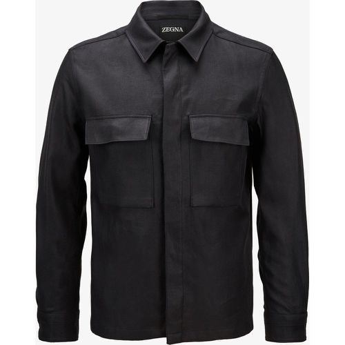 Oasi Leinen-Shirtjacket Zegna - Zegna - Modalova