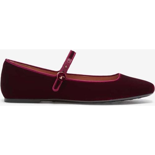 Gomma Flat Samt-Ballerinas (41) - TOD'S - Modalova