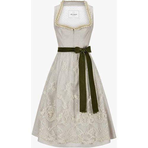 Midi-Dirndl mit Spitzenschürze | Damen (38) - Silk & Pearls - Modalova