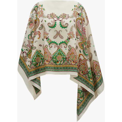 Etro - Seiden-Poncho | Damen - ETRO - Modalova