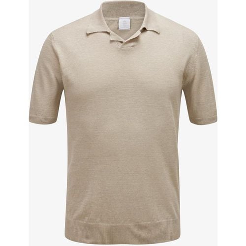 Leinen-Poloshirt | Herren (XL) - Eleventy - Modalova