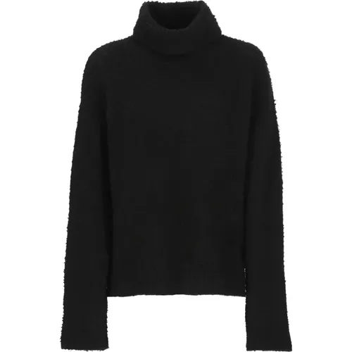 Wool Blend High Neck Sweater , female, Sizes: M - UMA Wang - Modalova