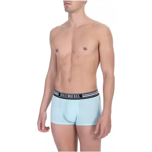 Light Cotton Underwear Trunk Bi-pack , male, Sizes: S, XL, M, L, 2XL - Bikkembergs - Modalova