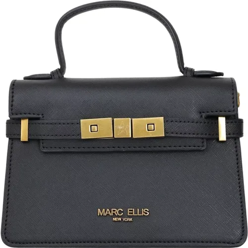 Elegante Schwarze Handtasche Around Stil - Marc Ellis - Modalova