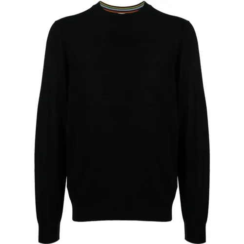 Schwarze Pullover für Männer , Herren, Größe: 2XL - Paul Smith - Modalova