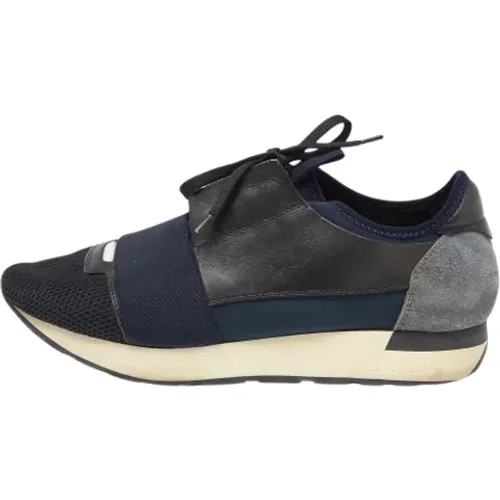 Pre-owned Leather sneakers , female, Sizes: 6 UK - Balenciaga Vintage - Modalova