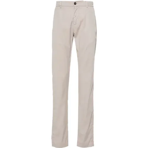 Slim Fit Elastische Taille Chinos - Canali - Modalova