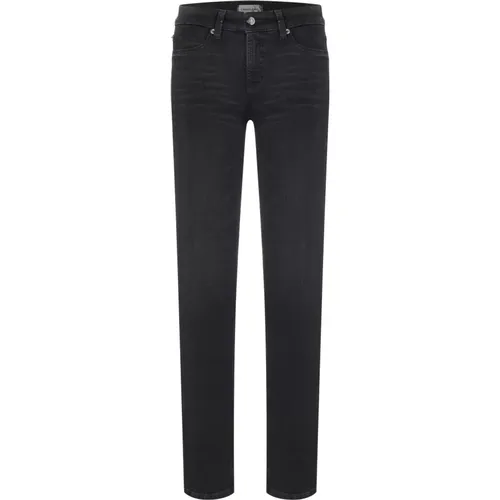 Dunkle Denim Straight-Leg Jeans , Damen, Größe: L - CAMBIO - Modalova