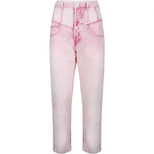 Rosa Denim Flared Jeans Patchwork - Isabel marant - Modalova